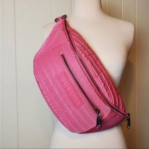 Steve Madden nylon candy pink sling bag